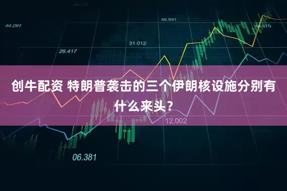 创牛配资 特朗普袭击的三个伊朗核设施分别有什么来头？