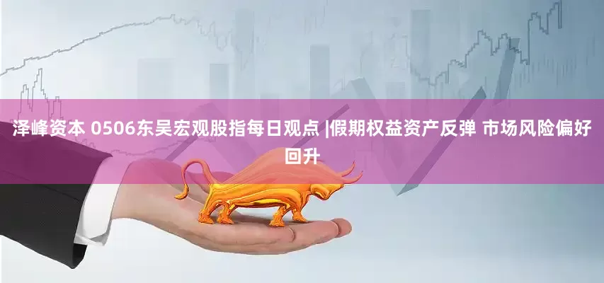 泽峰资本 0506东吴宏观股指每日观点 |假期权益资产反弹 市场风险偏好回升
