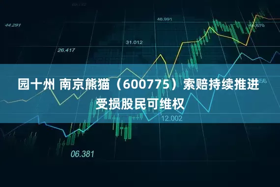 园十州 南京熊猫（600775）索赔持续推进 受损股民可维权