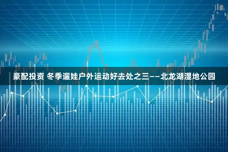 豪配投资 冬季遛娃户外运动好去处之三——北龙湖湿地公园